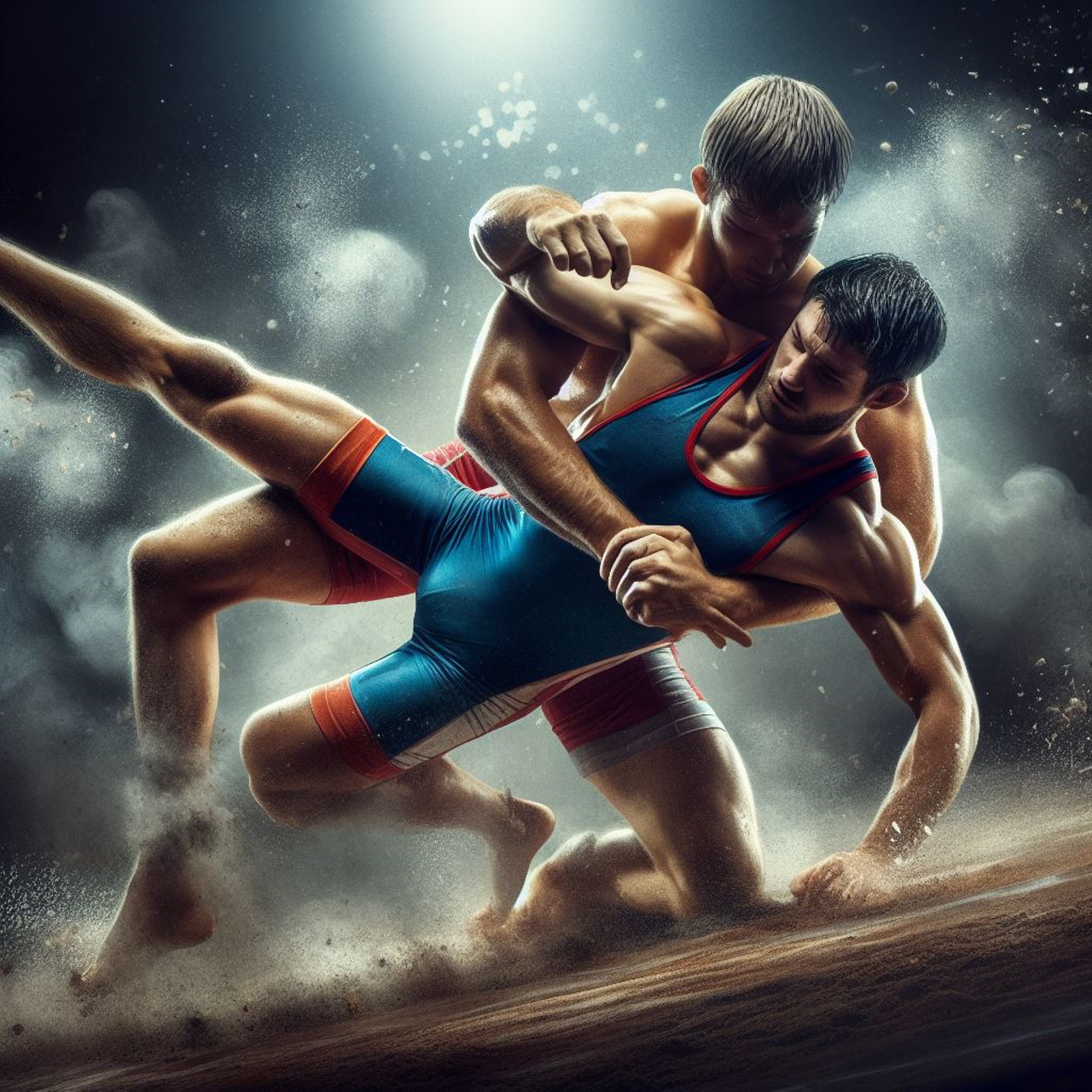 ai generated, wrestle, sports, battle, fighter, fitness, men, action